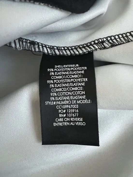 Alice + Olivia Natalie Mix Plaid Off The Shoulder Sweatshirt - Picture 6 of 12